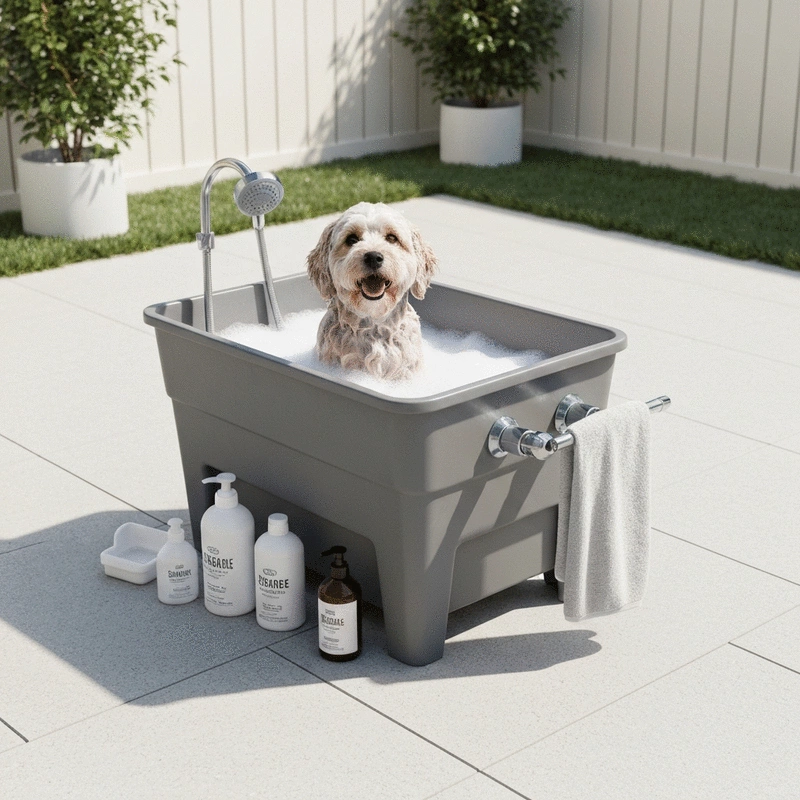 DIY Dog Bathing Station Ideas