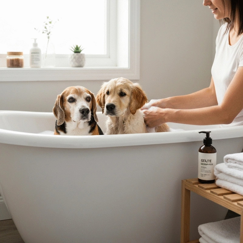 How to Safely Bathe Puppies and Senior Dogs: Age-Specific Tips and Precautions
