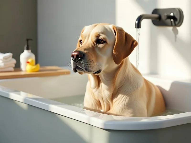 Calming Bath Time for Dogs